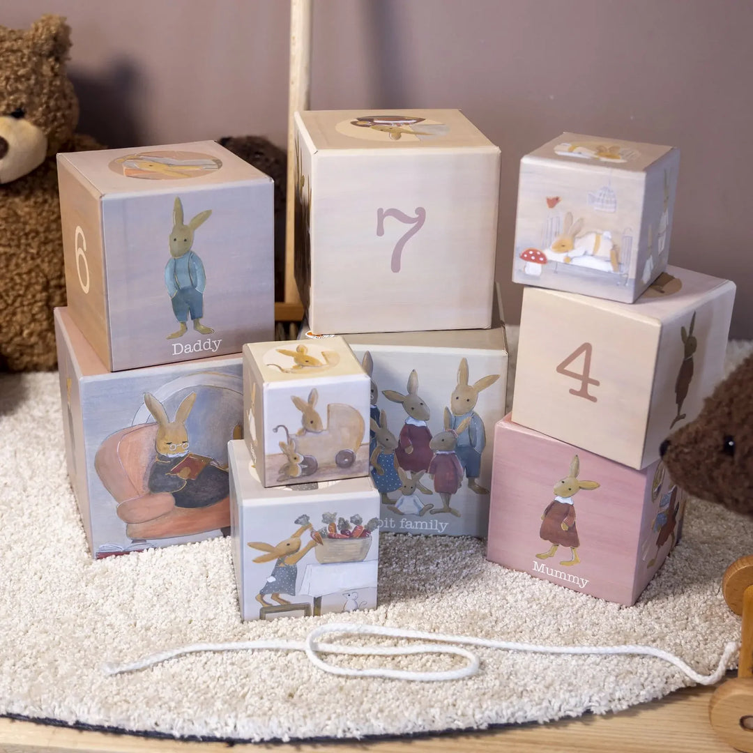 Egmont Toys 1.2.3 Stacking Pyramid - Rabbit Family