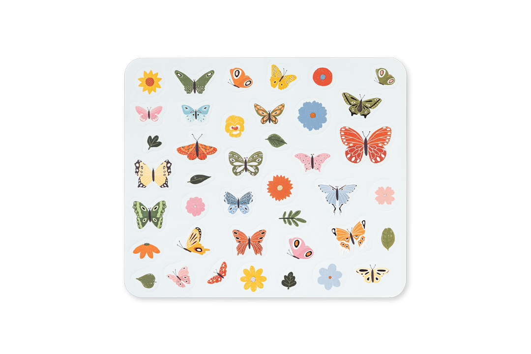 Edicare Editora 160 Sticker Set - Butterflies