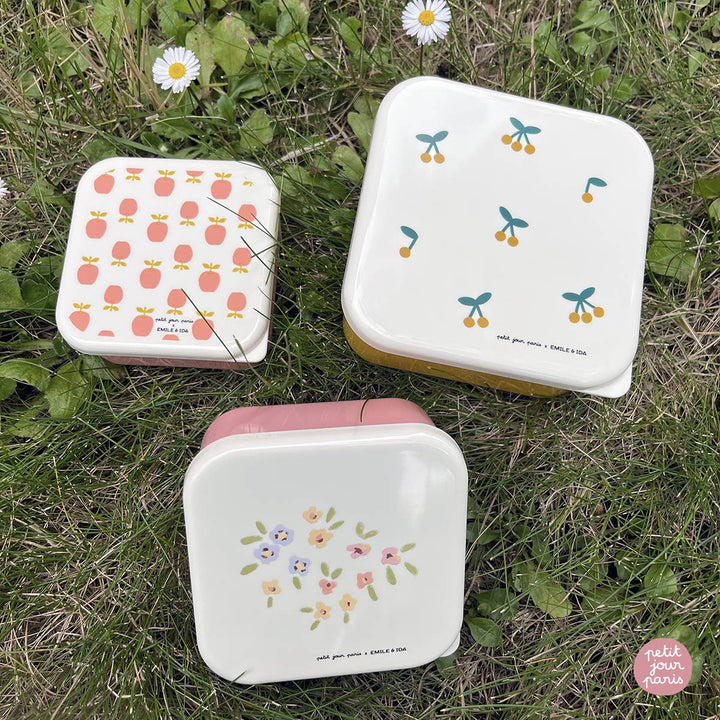 Petit Jour Paris Set of 3 Snack Boxes ÉMILE & IDA - Fruity Multi