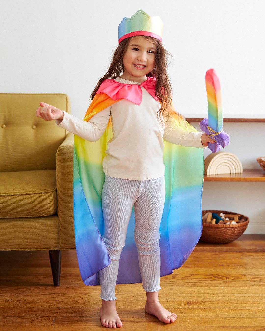 Sarah’s Silks - Rainbow Cape