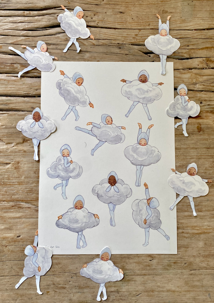 Tall Hat Tales Birthday Decoration - Dancing Sky Children