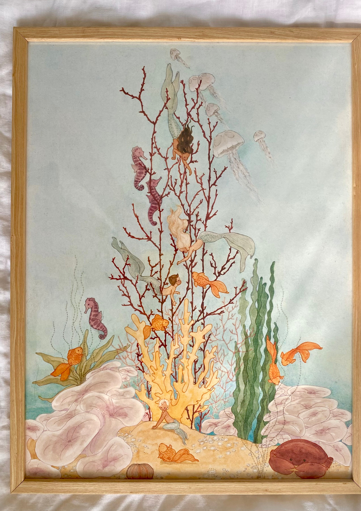 Tall Hat Tales Sea Creatures Print - 30 x 40
