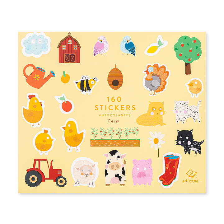 Edicare Editora 160 Sticker Set - Farm