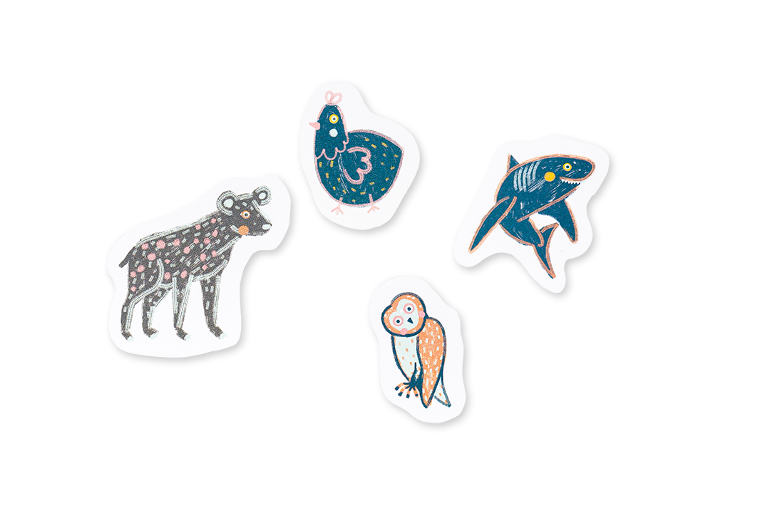 Edicare Editora 160 Sticker Set - Animals