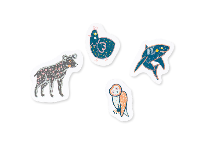 Edicare Editora 160 Sticker Set - Animals