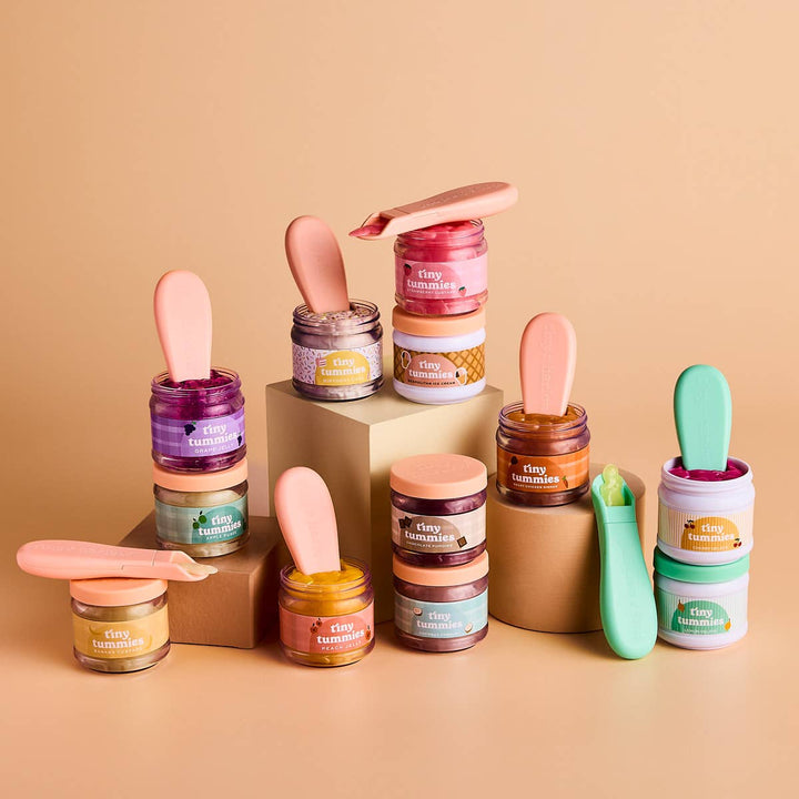 Tiny Harlow Tiny Tummies Dolls Food Jar - Strawberry Custard