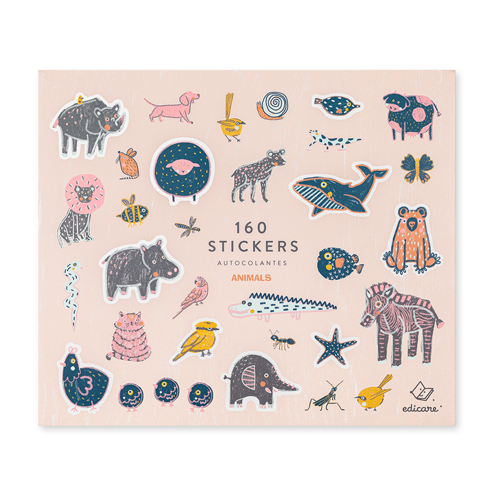 Edicare Editora 160 Sticker Set - Animals