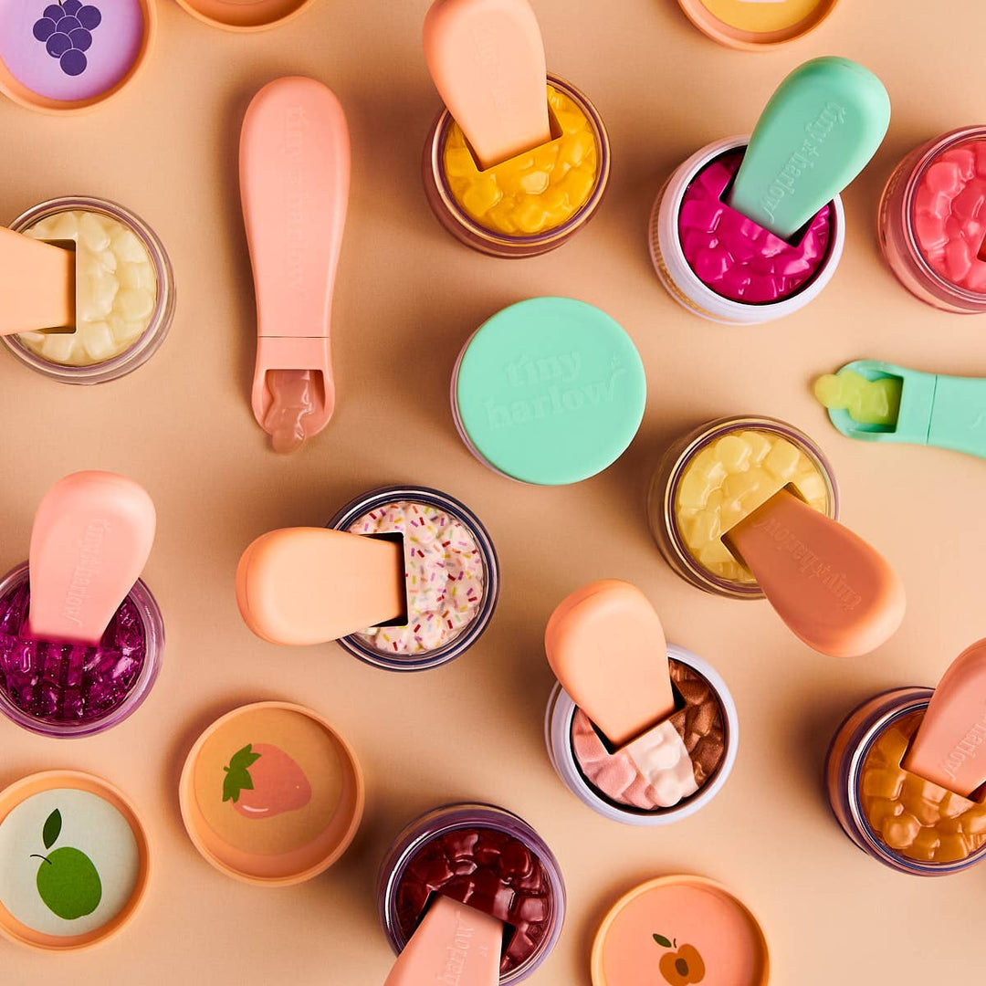 Tiny Harlow Tiny Tummies Dolls Food Jar - Strawberry Custard