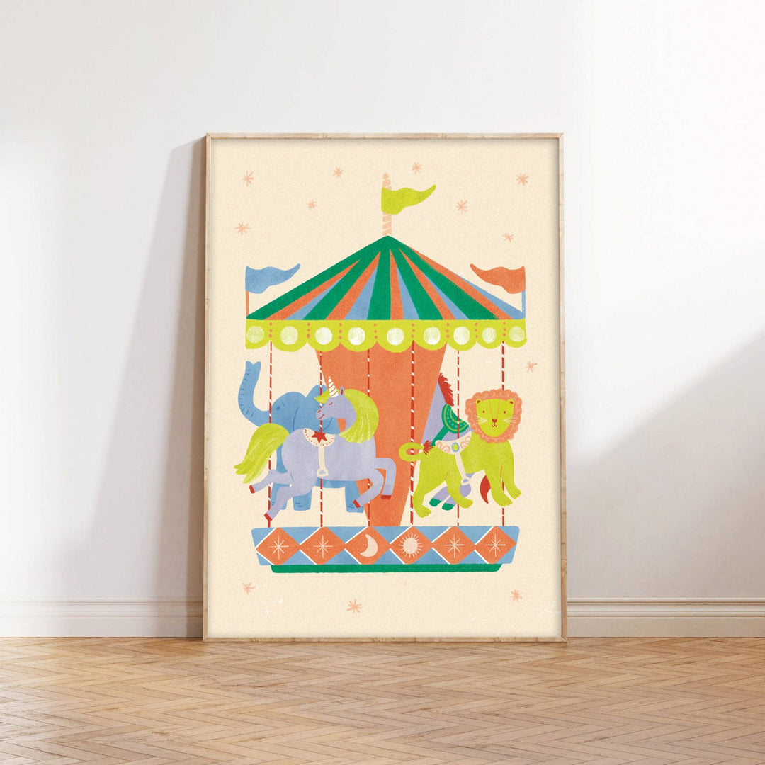 Lauren Sissons Studio Carousel Print - A3