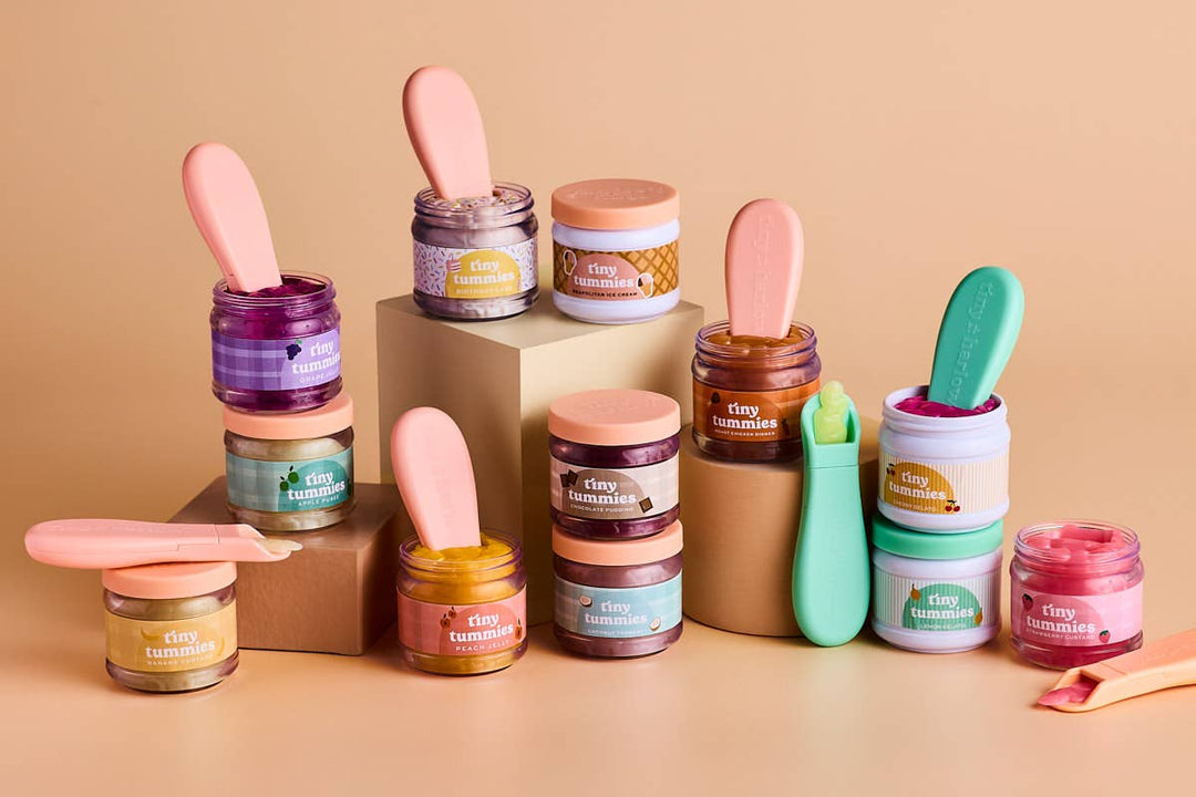 Tiny Harlow Tiny Tummies Dolls Food Jar - Strawberry Custard