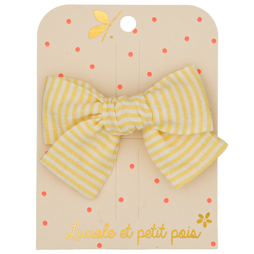 Luciole et Petit Pois Princess Small Bow - Yellow