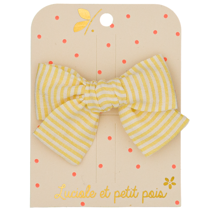 Luciole et Petit Pois Princess Small Bow - Yellow