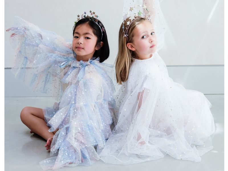 Mimi & Lula Celestial Long Cape - Multi