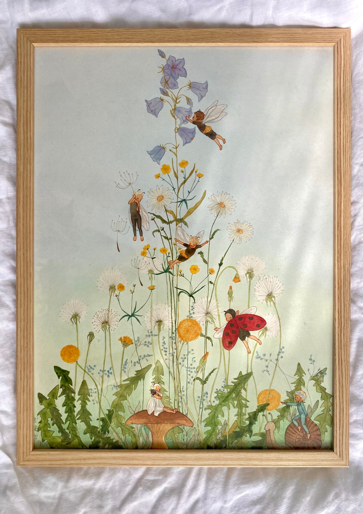 Tall Hat Tales Magic Garden Print - 30 x 40
