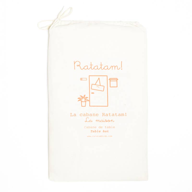 Ratatam! Homemade Table Hut 90x200cm - Orange / Pre Order