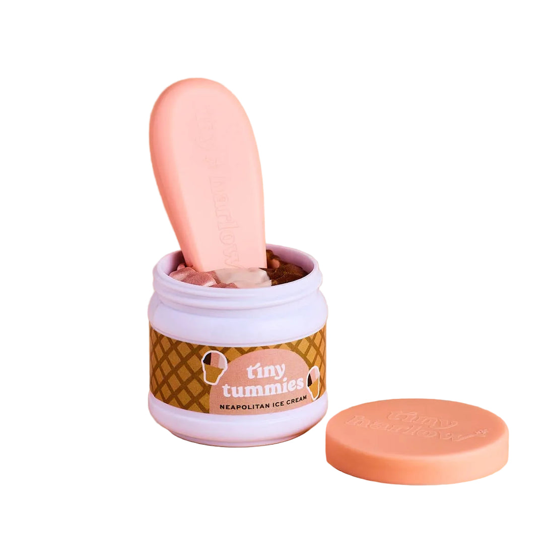 Tiny Harlow Dolls Food - Neapolitan Icecream