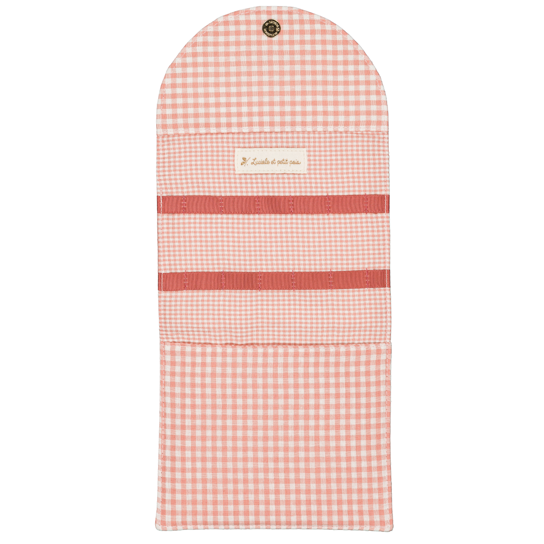Luciole et Petit Pois Barrette Holder Pouch - Cherry