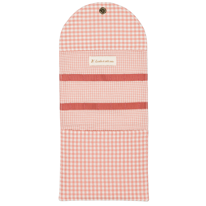 Luciole et Petit Pois Barrette Holder Pouch - Cherry