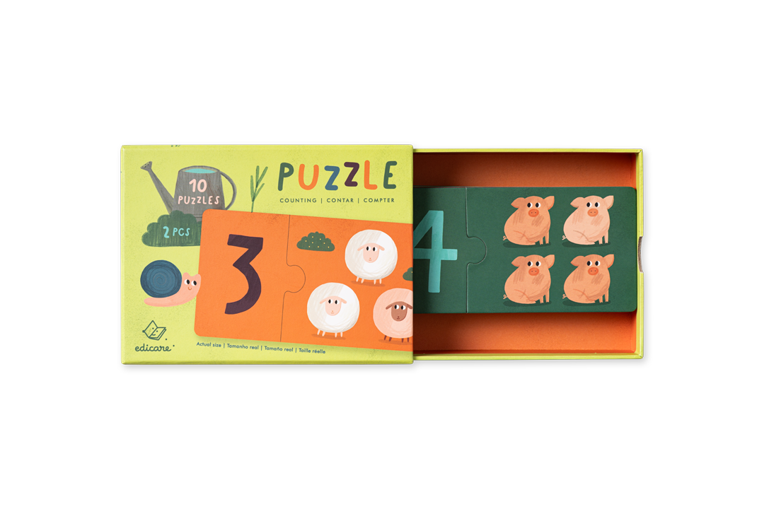 Edicare Editora Number Animal Puzzle