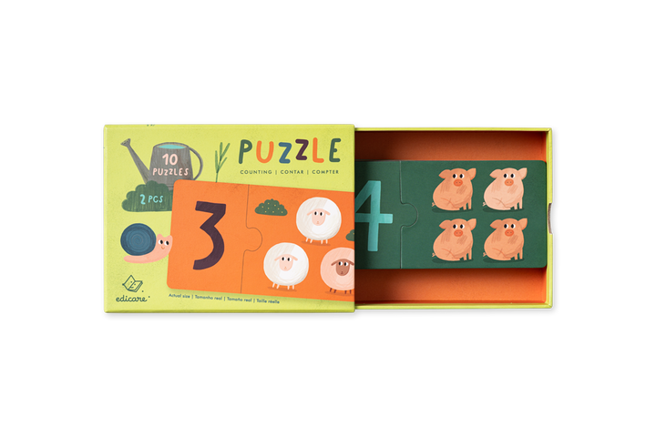 Edicare Editora Number Animal Puzzle