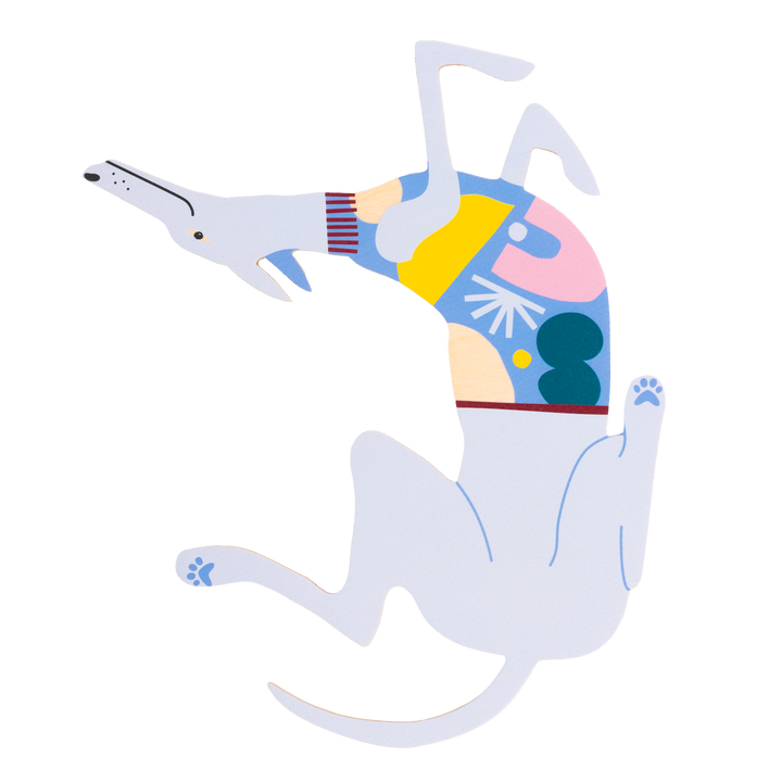Milin - Harold the Grayh Dog Wall Decoration