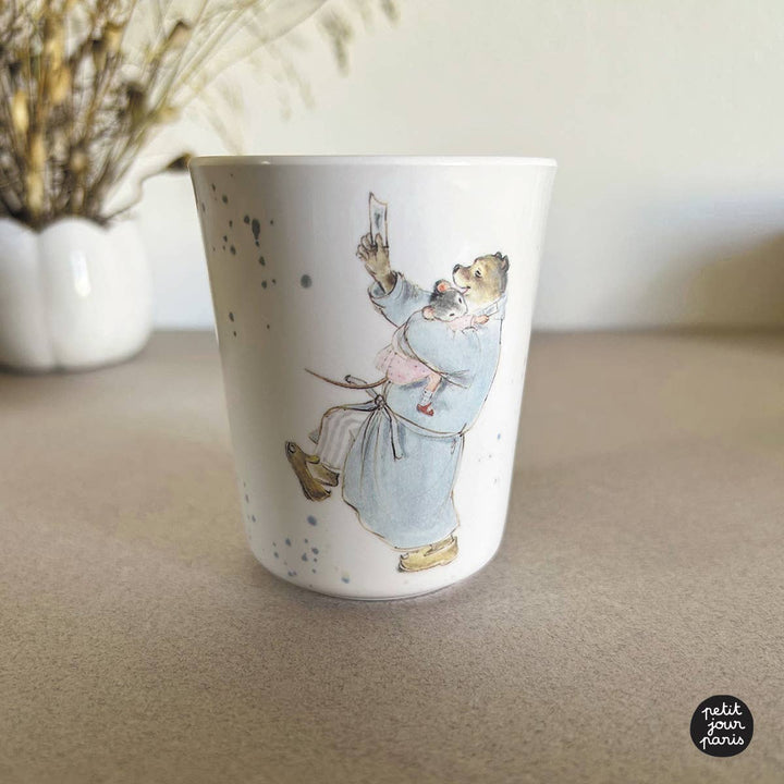 Petit Jour Paris Ernest & Célestine Mini Tumbler Cup - Grey