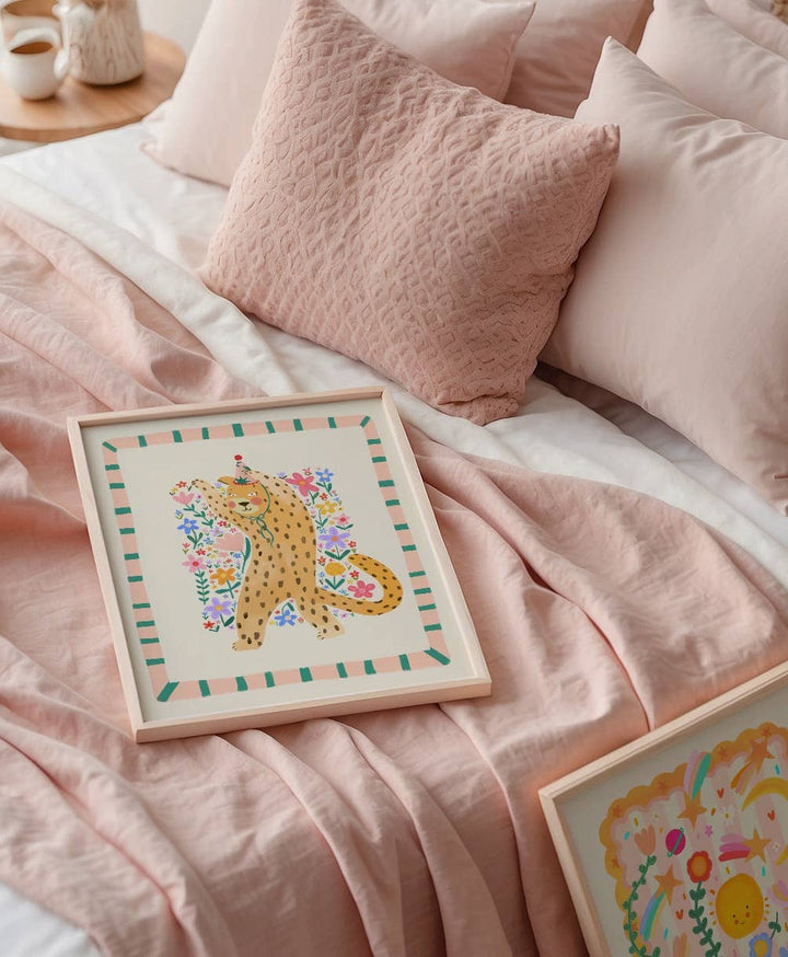 Kate Fox Design Luna Leopard Print - A3