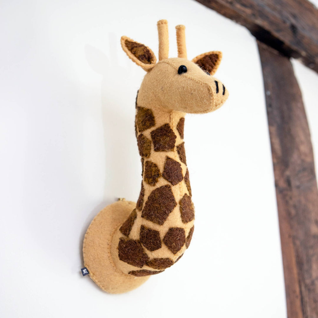 Fiona Walker England Mini Giraffe Head - Multi