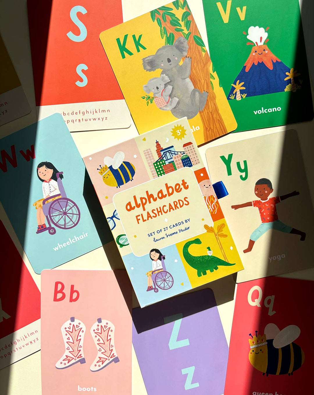 Lauren Sissons Studio - A-Z Illustrated Alphabet Flashcards