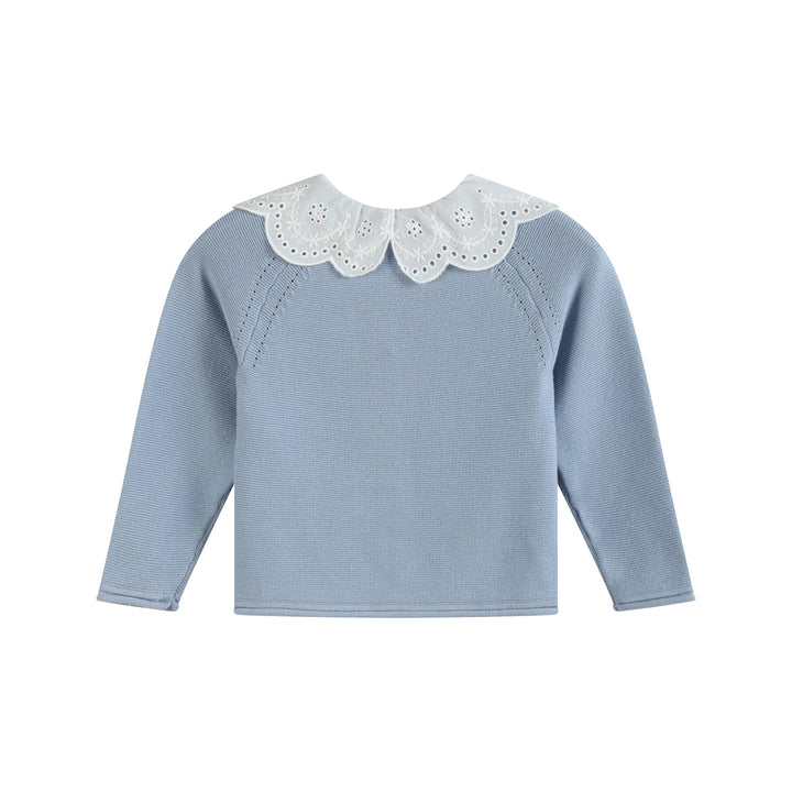 Ben & Lola Esme Cotton Cardigan - Soft Blue