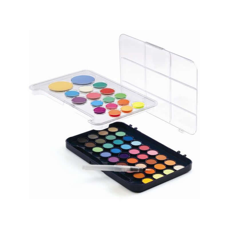 Djeco Watercolours Palettes - Artists Palette