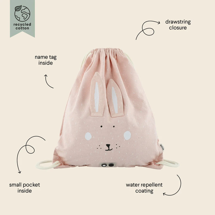 Trixie Library or Swim Bag - Mrs Rabbit