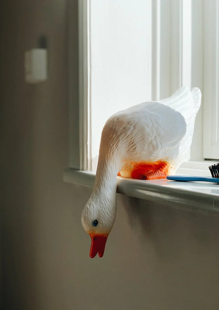 Egmont Toys Heico Lamp / Looking Down Duck Lamp - White