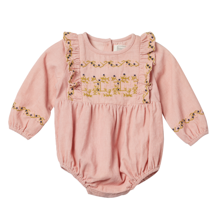 Bonheur du Jour Marvellous Romper - Pink Velvet