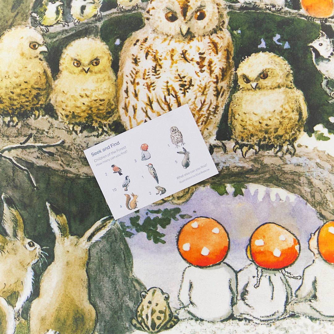 Sarah’s Silks - Elsa Beskow Children of the Forest Playsilk