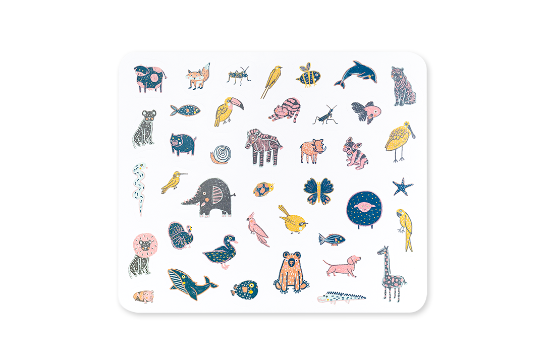 Edicare Editora 160 Sticker Set - Animals