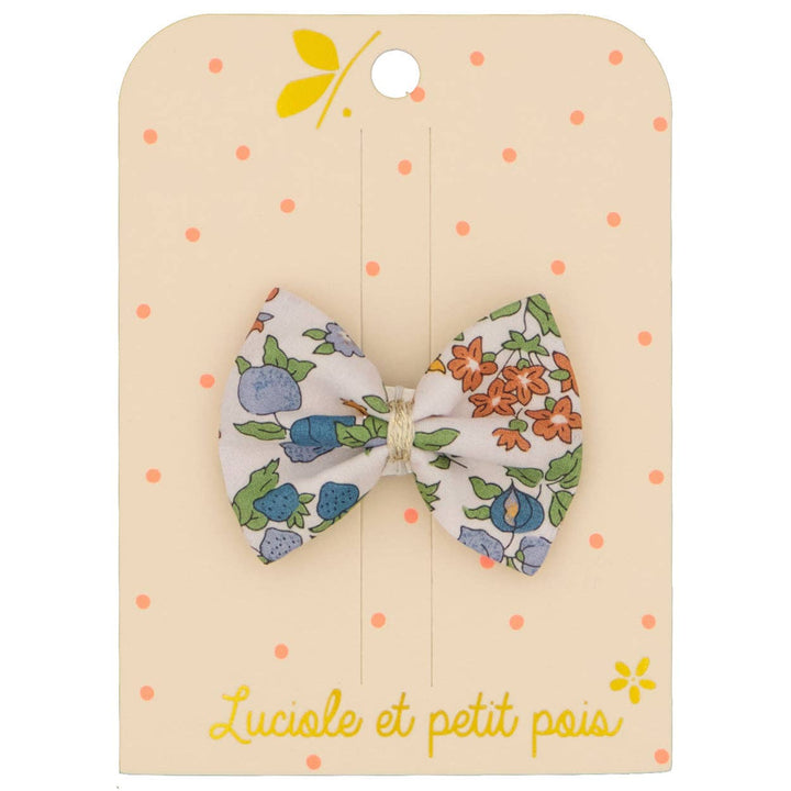 Luciole et Petit Pois Bow Hair Clip - Liberty Nancy Ann Clementine