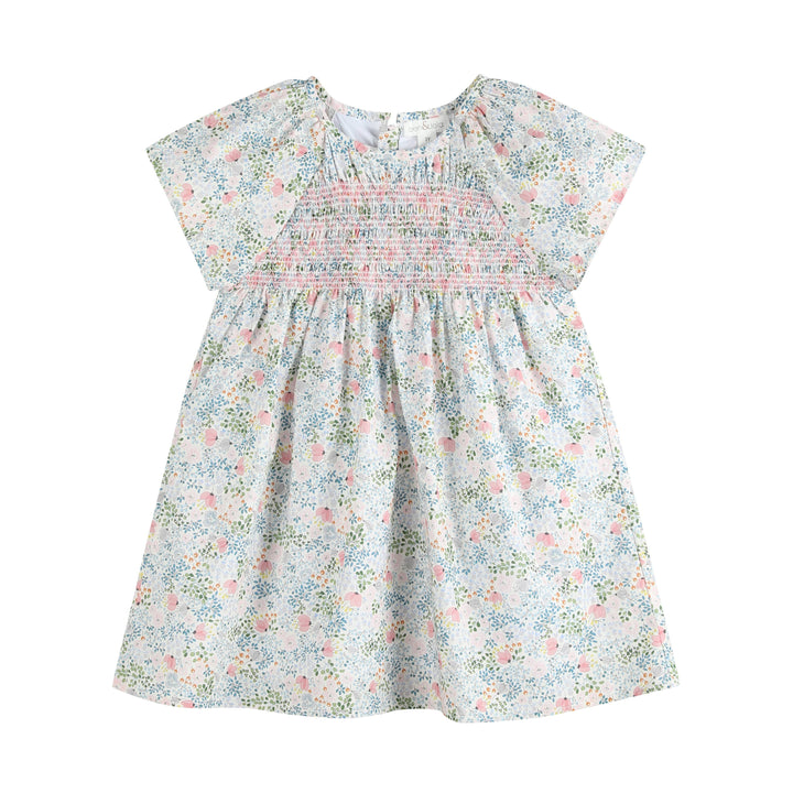 Ben & Lola Inger Floral Smock Dress - Soft Blue