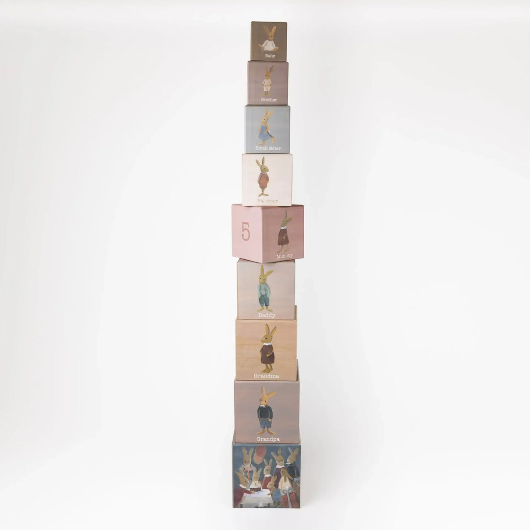 Egmont Toys 1.2.3 Stacking Pyramid - Rabbit Family