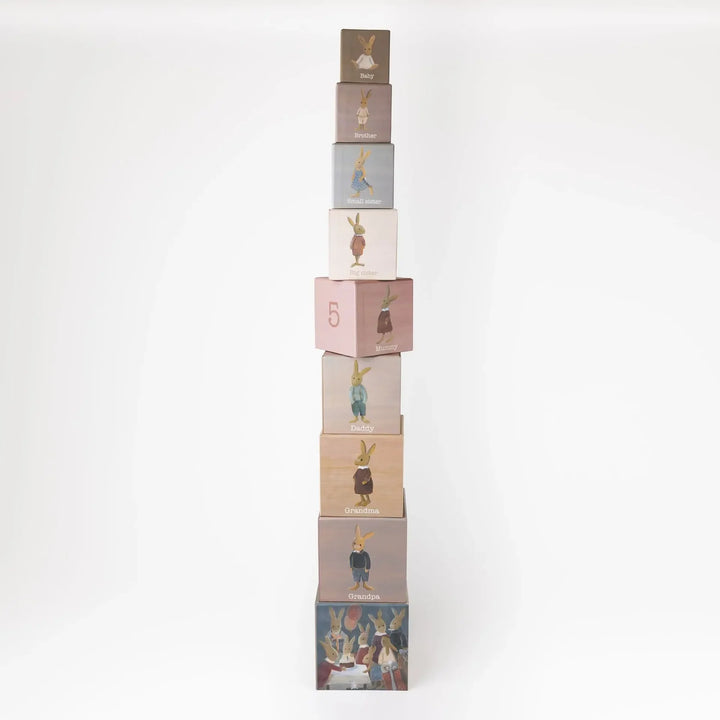 Egmont Toys 1.2.3 Stacking Pyramid - Rabbit Family
