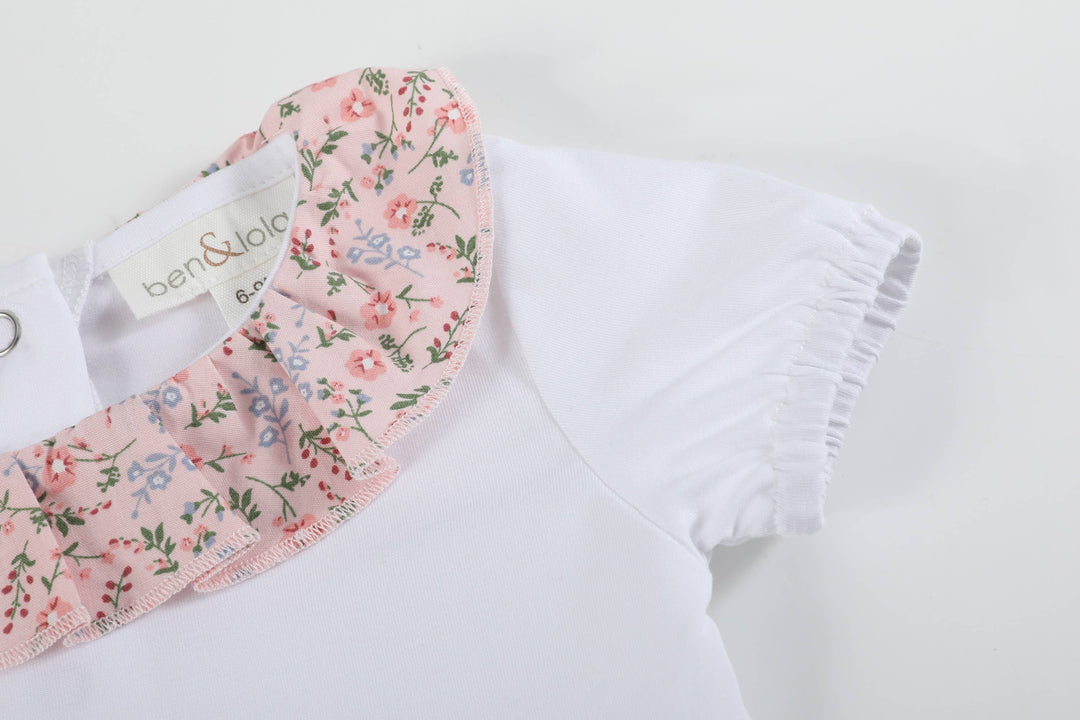 Ben & Lola Carmel Frill Baby Bodysuit - Floral