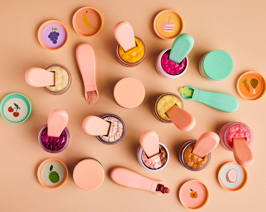 Tiny Harlow Tiny Tummies Dolls Food Jar - Strawberry Custard