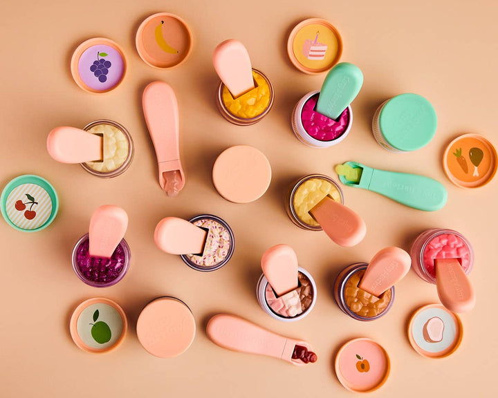 Tiny Harlow Tiny Tummies Dolls Food Jar - Strawberry Custard