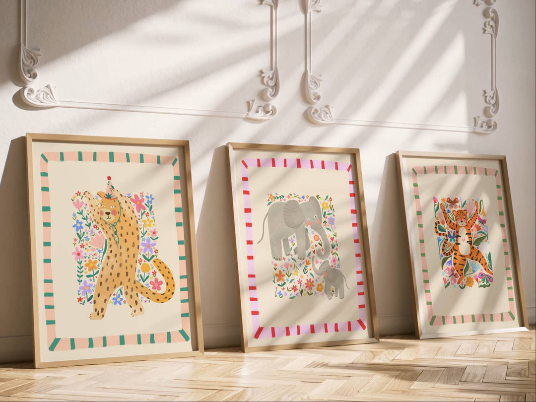 Kate Fox Design Luna Leopard Print - A3