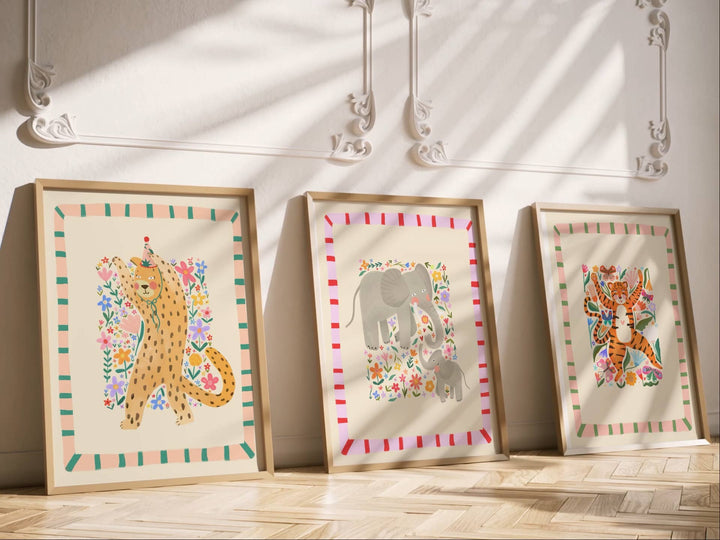 Kate Fox Design Luna Leopard Print - A3