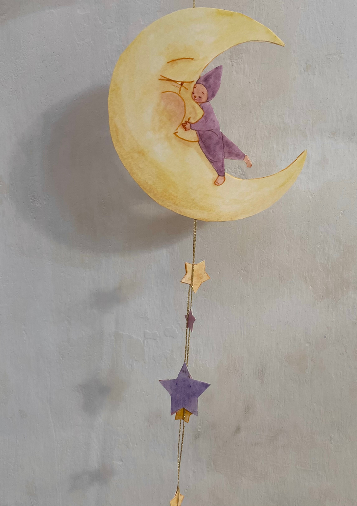 Tall Hat Tales Birthday Decoration - Månebarn