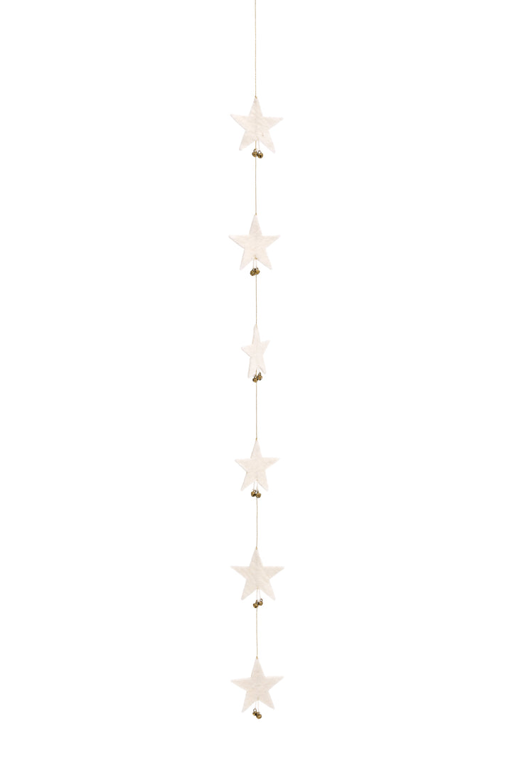 Muskhane Falling Stars Garland - Natural