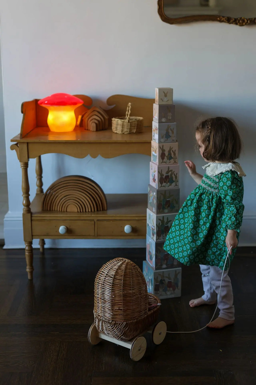 Egmont Toys Heico Lamp / Medium Mushroom - Red