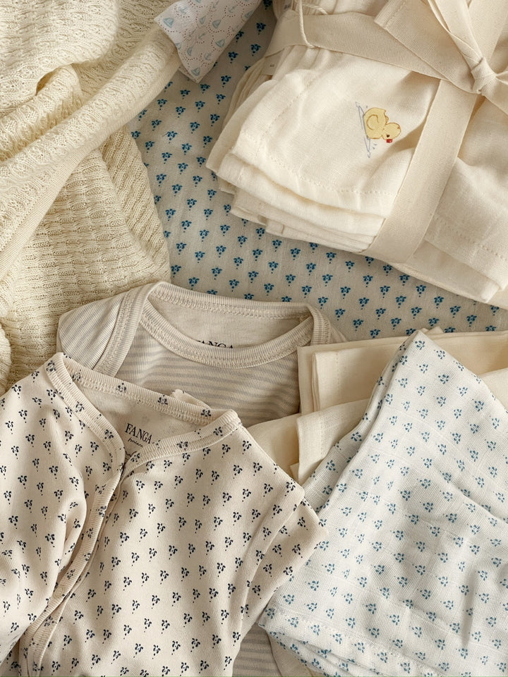 Konges Sløjd Fanga Fontana 3 Pack Bellini Muslin - Punto Blu