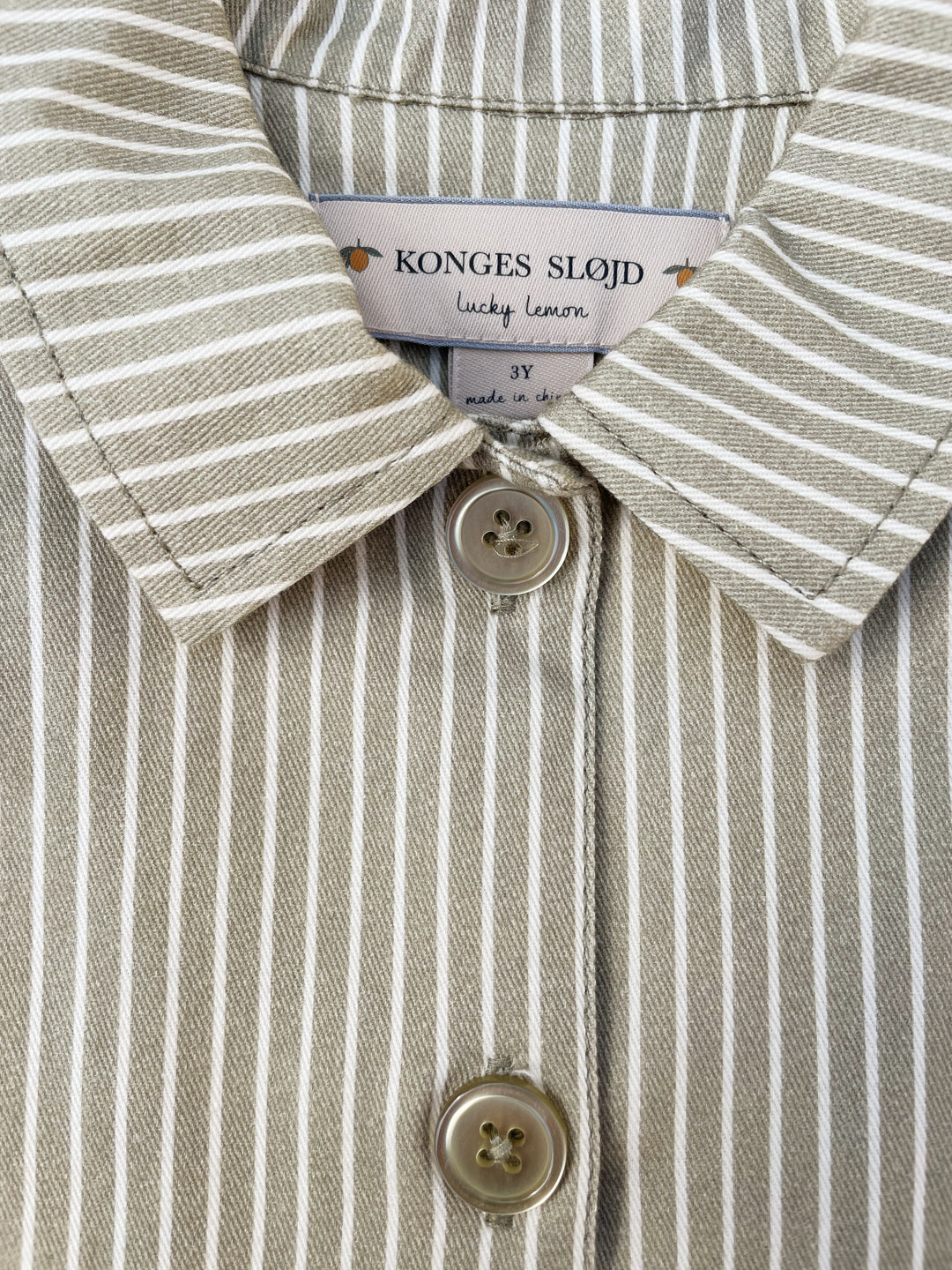 Konges Sløjd Frankie Over Shirt GOTS - Tea Stripe